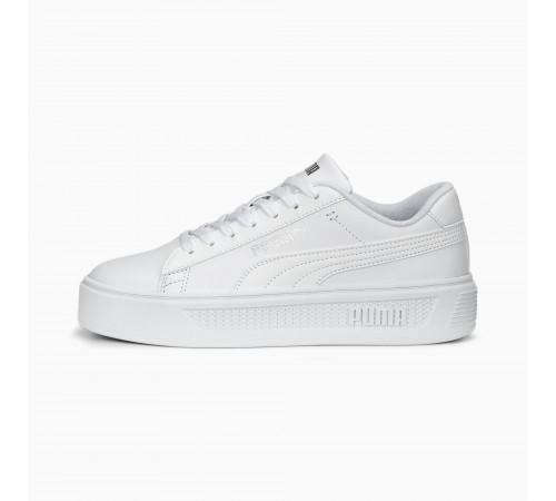 4sn Puma 390758-01 Smash Platform v3 Sneakers Women - white/silver